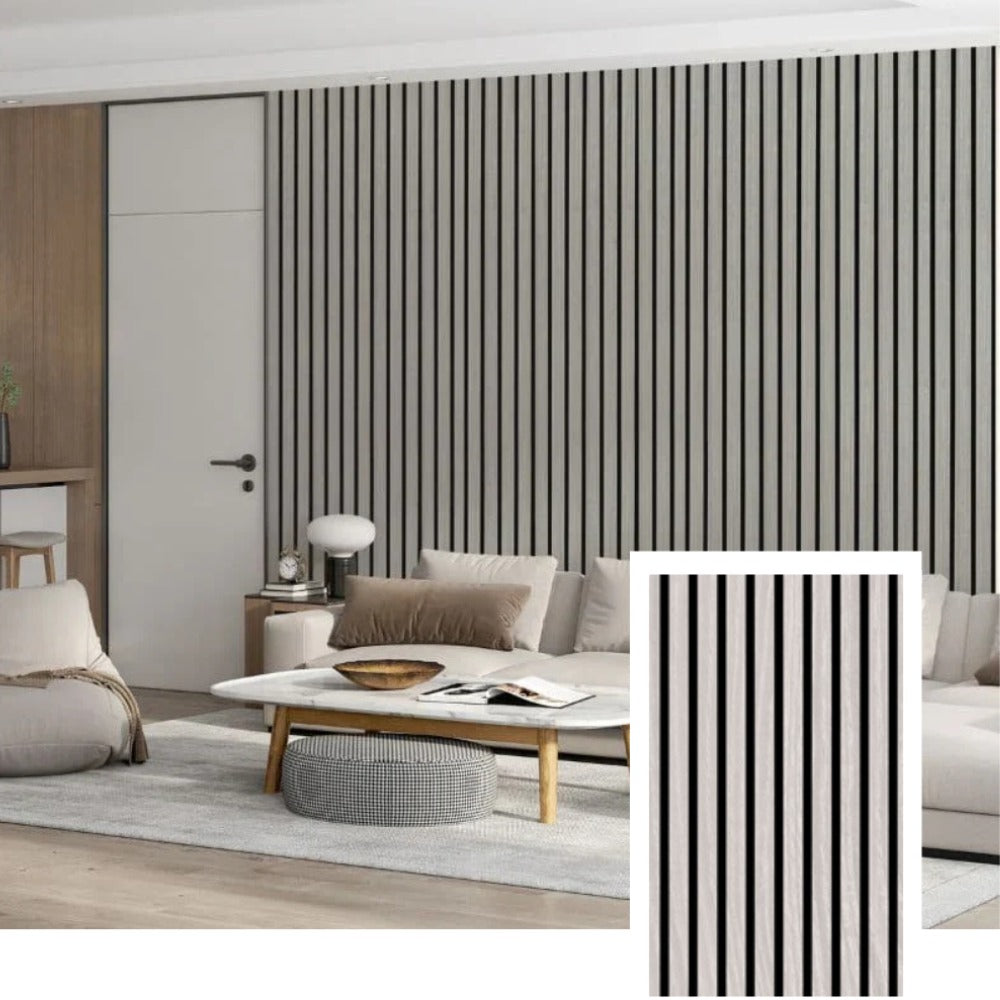 PureAcoust™ Signature Acoustic Wall Panel — Pure Oak (2.7 × 1.10 m)